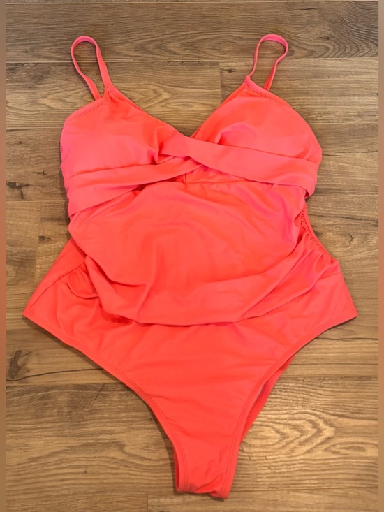 Cupshe Other - Cupshe Tummy Control One Piece Swimsuit – Orange Plus Size 2X NWT